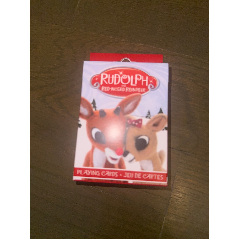 Rudolph the Red-Nosed Reindeer Playing Cards Deck Christmas Holiday Aquarius